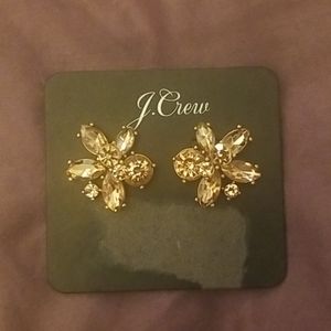 J. Crew NWT rosey colored  flower post ear…